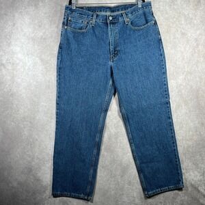 Levi's 550 Jeans Mens Size 38X30 Blue Denim Medium Wash Straight‎ Relaxed Fit